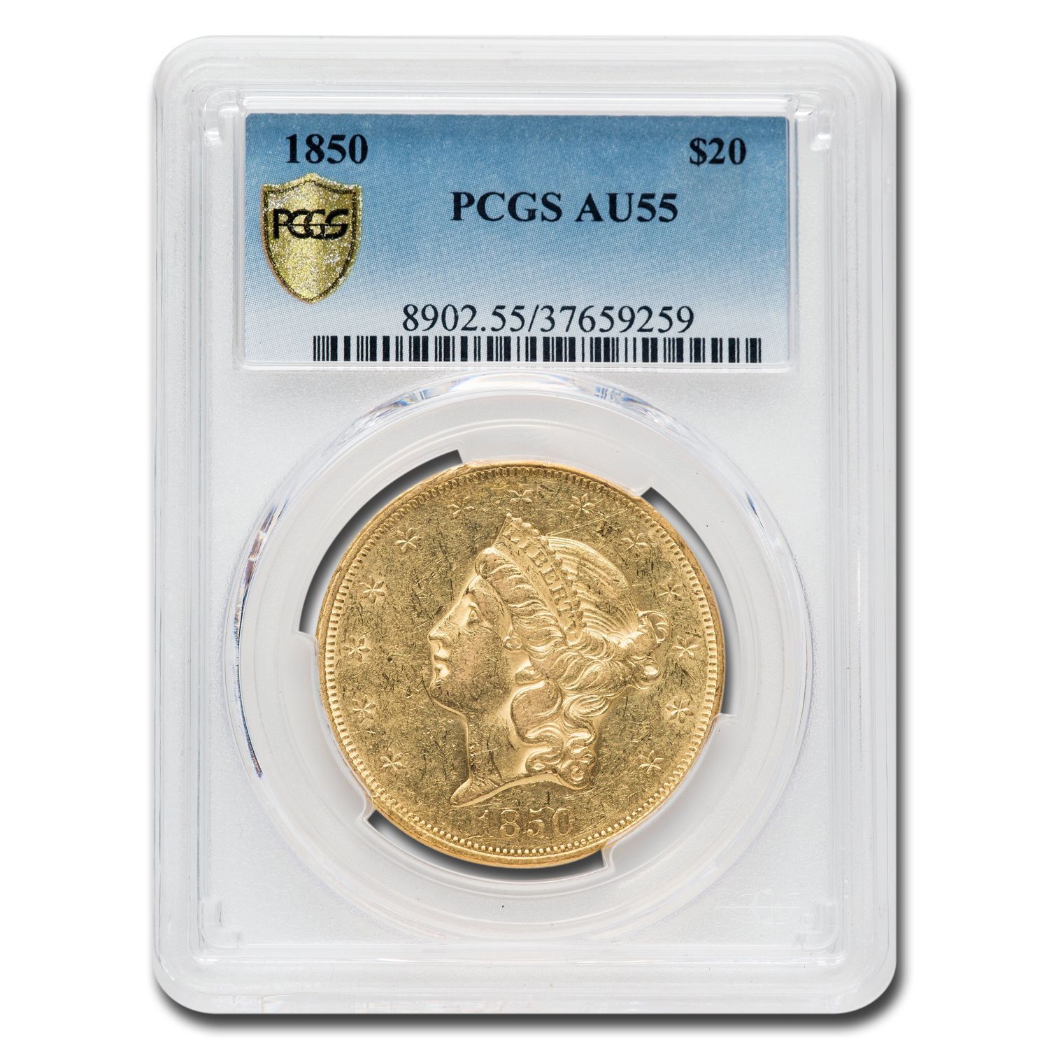 アンティークコイン 金貨 1851-O $20 Gold Liberty AU55 NGC 945325-13