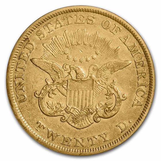 Buy 1850 $20 Liberty Gold Double Eagle XF-45 ANACS | APMEX