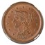 1850 Large Cent MS-65 NGC (Brown, N-7)