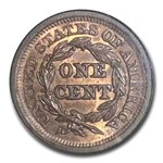 1850 Large Cent MS-65 NGC (Red/Brown) 