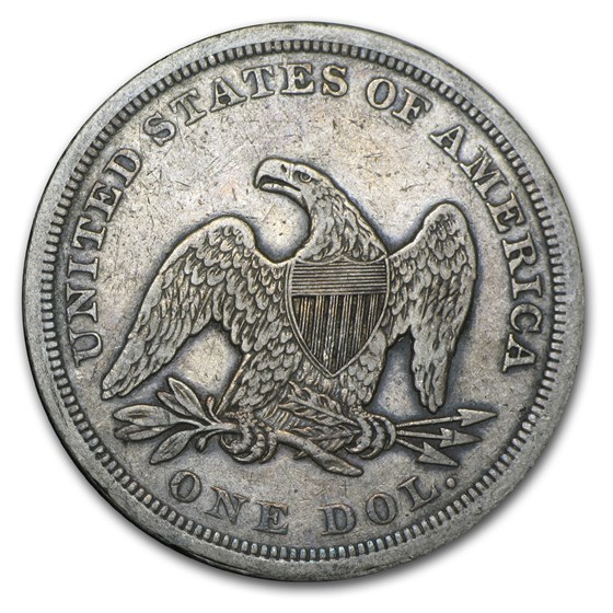 Buy 1850 Liberty Seated Dollar XF | APMEX