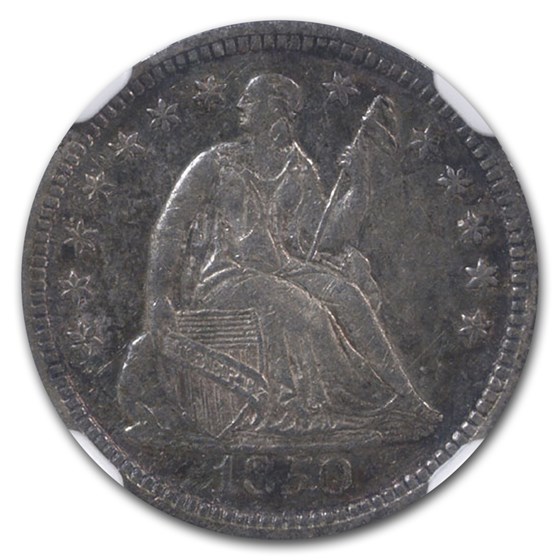 Buy 1850 Liberty Seated Half Dime AU-50 NGC | APMEX