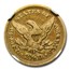 1850-O $2.50 Liberty Gold Quarter Eagle VF-35 NGC