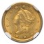 1851-O $1 Liberty Head Gold MS-63 NGC (Newman Collection)