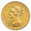 1851-O $10 Liberty Gold Eagle AU-50 NGC