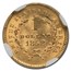 1852 $1 Liberty Head Gold MS-65 NGC