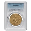 1852 $20 Liberty Gold Double Eagle XF-45 PCGS