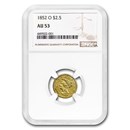 1852-O $2.50 Liberty Gold Quarter Eagle AU-53 NGC