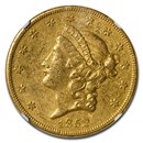 1852-O $20 Liberty Gold Double Eagle AU-55 NGC