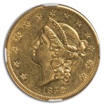 1852-O $20 Liberty Gold Double Eagle AU-58 NGC