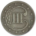 1852 Three Cent Silver Fine