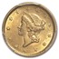 1853 $1 Liberty Head Gold MS-62 PCGS