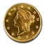 1853 $1 Liberty Head Gold MS-64 CAC