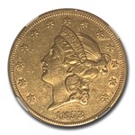 1853 $20 Liberty Gold Double Eagle AU-50 NGC