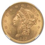 1853 $20 Liberty Gold Double Eagle MS-63+ NGC