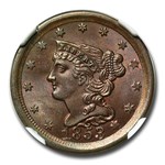 1853 Half Cent MS-65 NGC CAC (Brown, C-1)