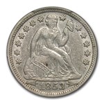 1853 Liberty Seated Dime AU-53 PCGS (Arrows)