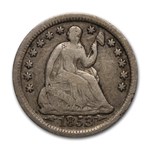 1853 Liberty Seated Half Dime w/Arrows Fine