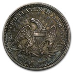 1853 Liberty Seated Quarter w/Arrows & Rays XF