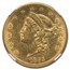 1853-O $20 Liberty Gold Double Eagle AU-55 NGC