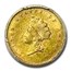 1854 $1 Indian Head Gold Type 2 AU-50 PCGS