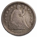 1854 Liberty Seated Half Dime VG