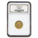 1854-O $3 Gold Princess AU-55 NGC