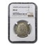 1854-Pts Bolivia Silver 4 Soles Bolivar MS-62 NGC