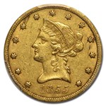 1855 $10 Liberty Gold Eagle XF