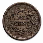 1855 Large Cent Slanted 5's AU