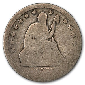 Buy 1855 Liberty Seated Quarter AG | APMEX