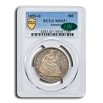 1855-O Liberty Seated Half Dollar MS-65+ PCGS CAC (Arrows)