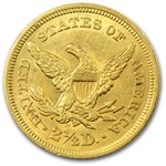 1856 $2.50 Liberty Gold Quarter Eagle AU