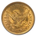 1856 $2.50 Liberty Gold Quarter Eagle MS-62 PCGS