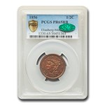 1856 Half Cent PR-65 PCGS CAC (Red/Brown)