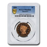 1856 Large Cent PR-65 PCGS (Red, Slanted 5)