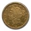 1856 Liberty Round 50¢ Gold MS-62 PCGS (BG-434)