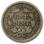 1856 Liberty Seated Dime Small Date VF