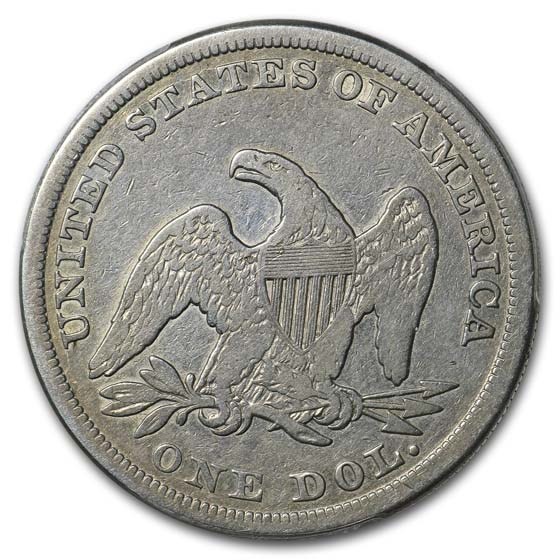 Buy 1856 Liberty Seated Dollar Fine-12 PCGS | APMEX