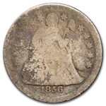 1856 Liberty Seated Half Dime Good