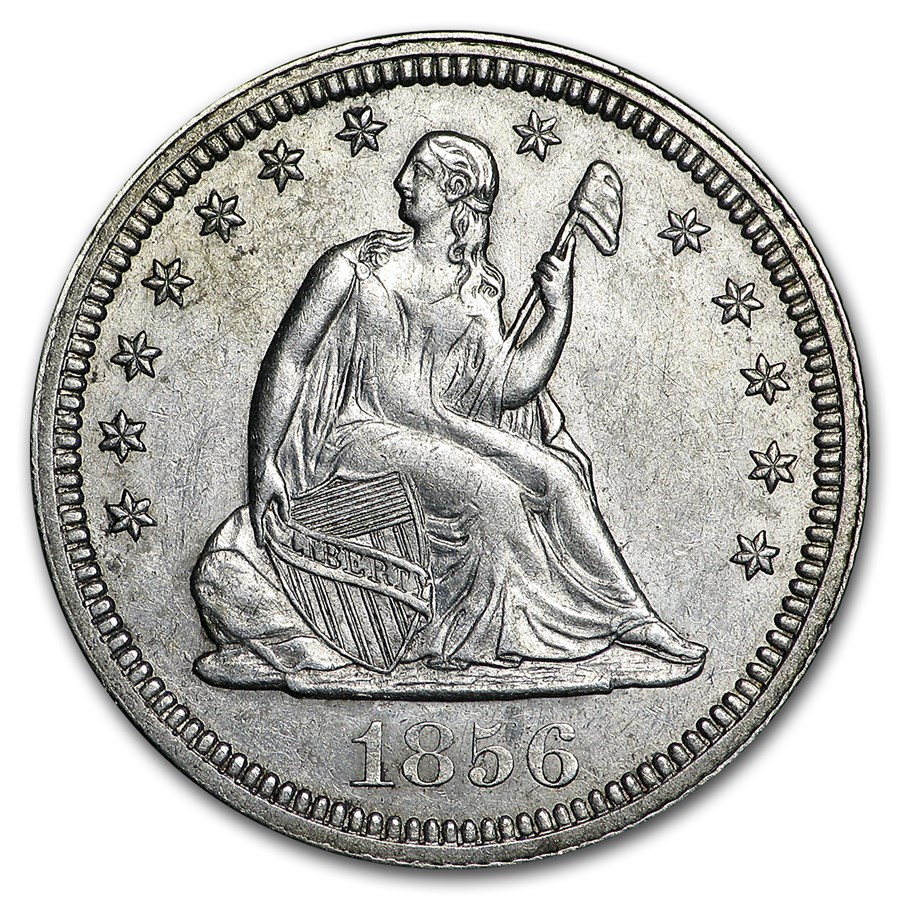 Buy 1856 Liberty Seated Quarter AU | APMEX