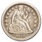 1856-O Liberty Seated Dime XF