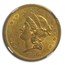 1856-S $20 Liberty Gold Double Eagle AU-55 NGC