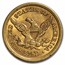 1857 $2.50 Liberty Gold Quarter Eagle AU
