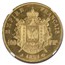 1857-A France Gold 100 Francs Napoleon III MS-63 NGC
