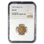 1857 Flying Eagle Cent MS-64 NGC