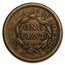 1857 Large Cent Lg Date XF