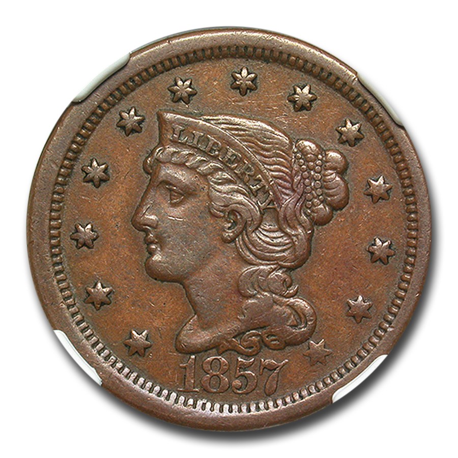 Buy 1857 Large Cent XF-40 NGC (Brown) | APMEX