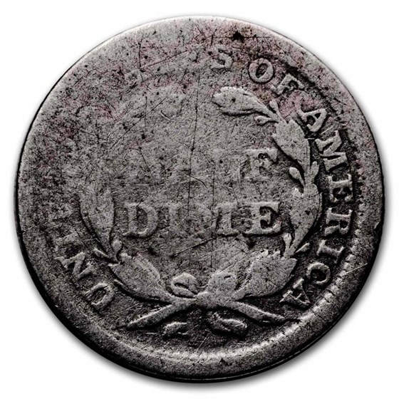 Buy 1857 Liberty Seated Half Dime AG | APMEX