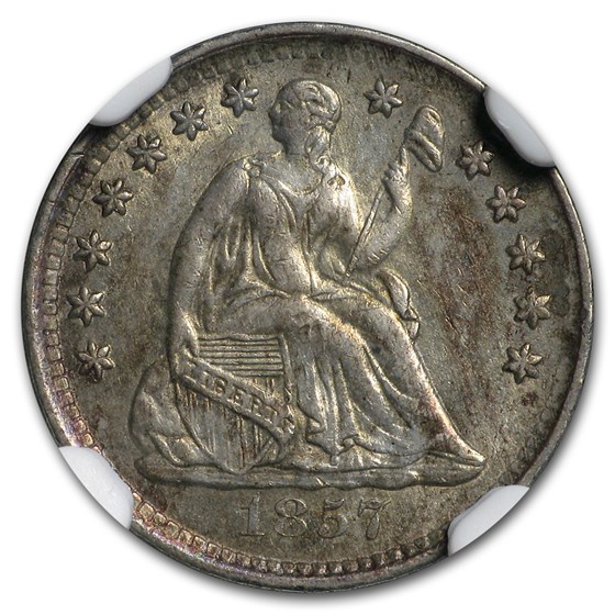 Buy 1857 Liberty Seated Half Dime AU | APMEX